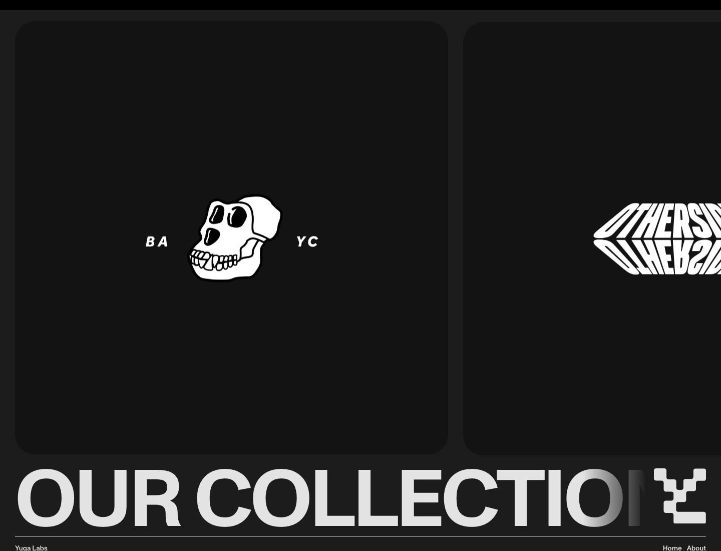Yuga Labs projects section